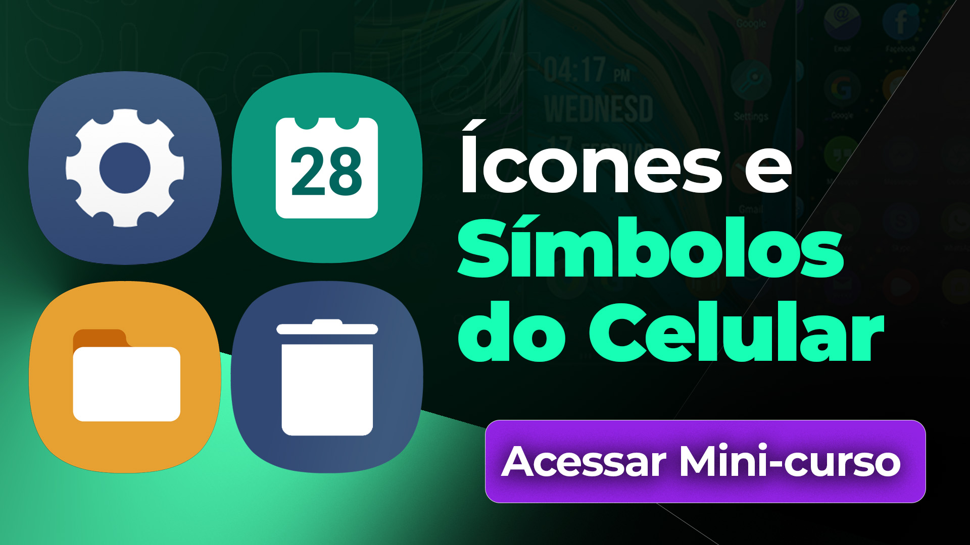 Ícones e Símbolos do Celular